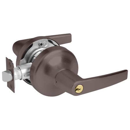 Yale Grade 2 Classroom Cylindrical Lock, Monroe Lever, Conventional Cylinder, Dark Oxidized Bronze Finish MO5308LN 613E